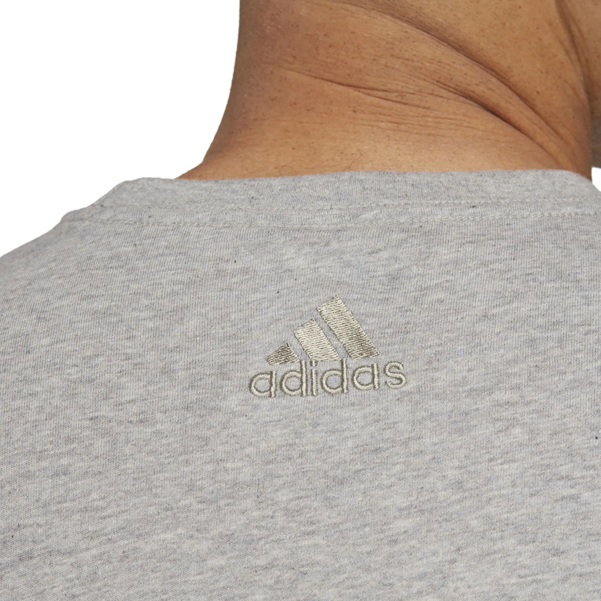 Men's Essentials Single Jersey Linear Embroidered Logo T-Shirt