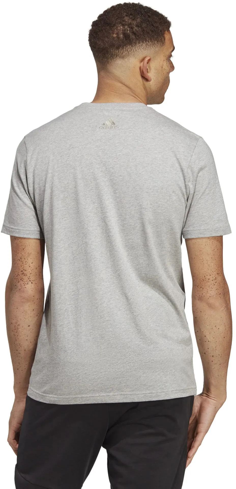 Men's Essentials Single Jersey Linear Embroidered Logo T-Shirt