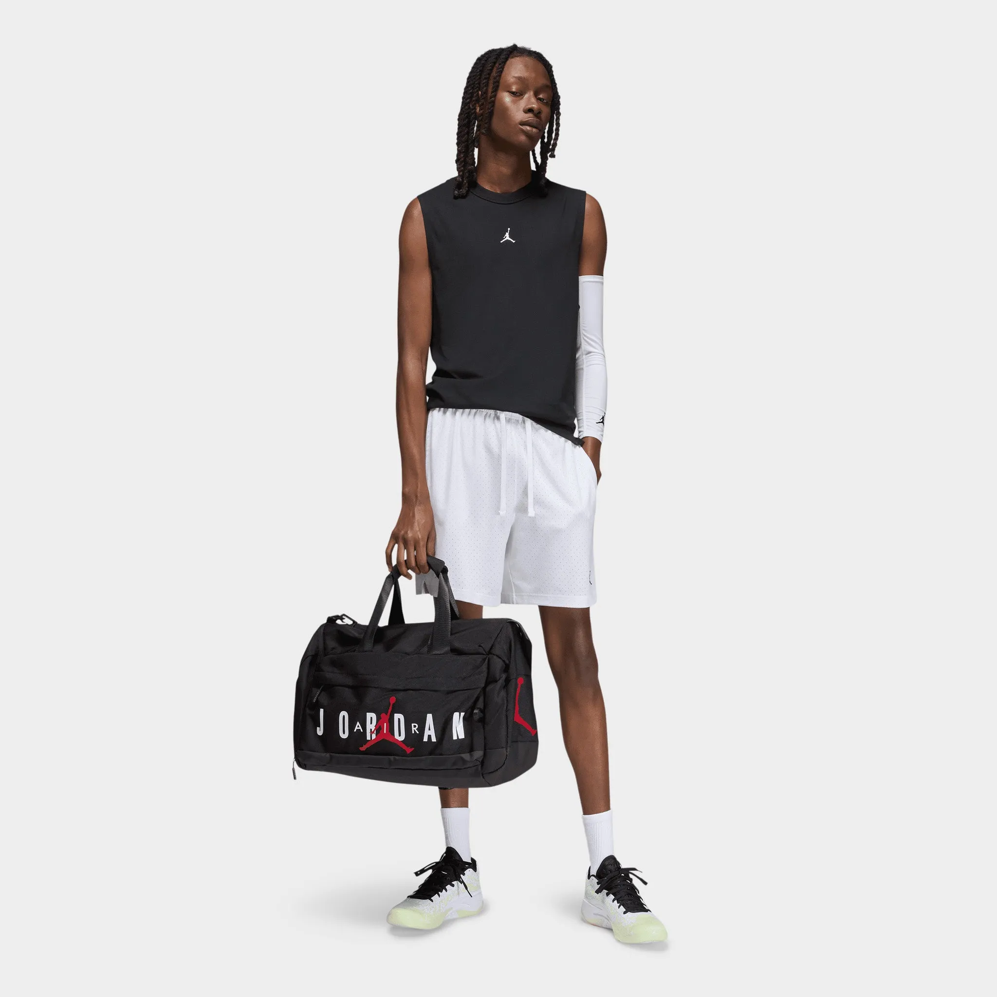 Mens Jordan Jordan Sport Dri-FIT Sleeveless T-shirt Black / White