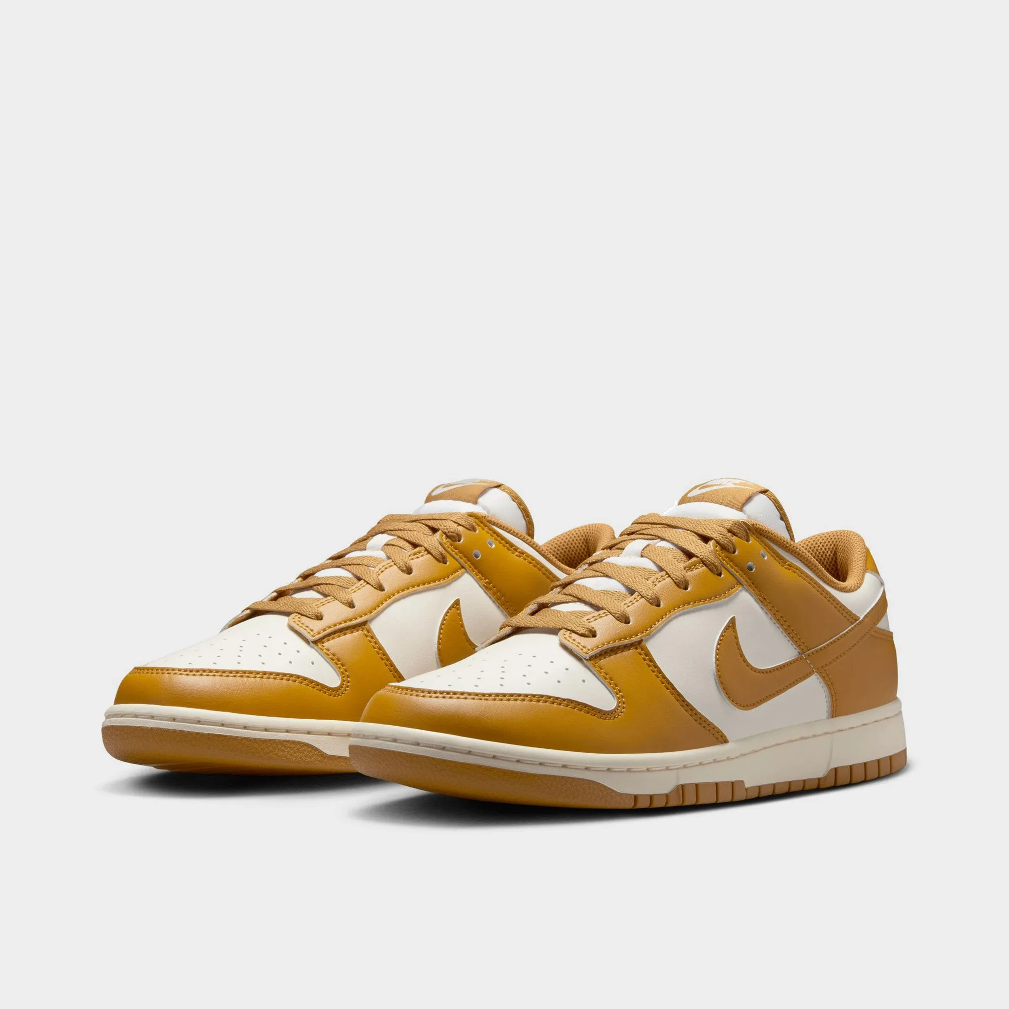 Mens Nike Nike Dunk Low Retro Pale Ivory / Wheat