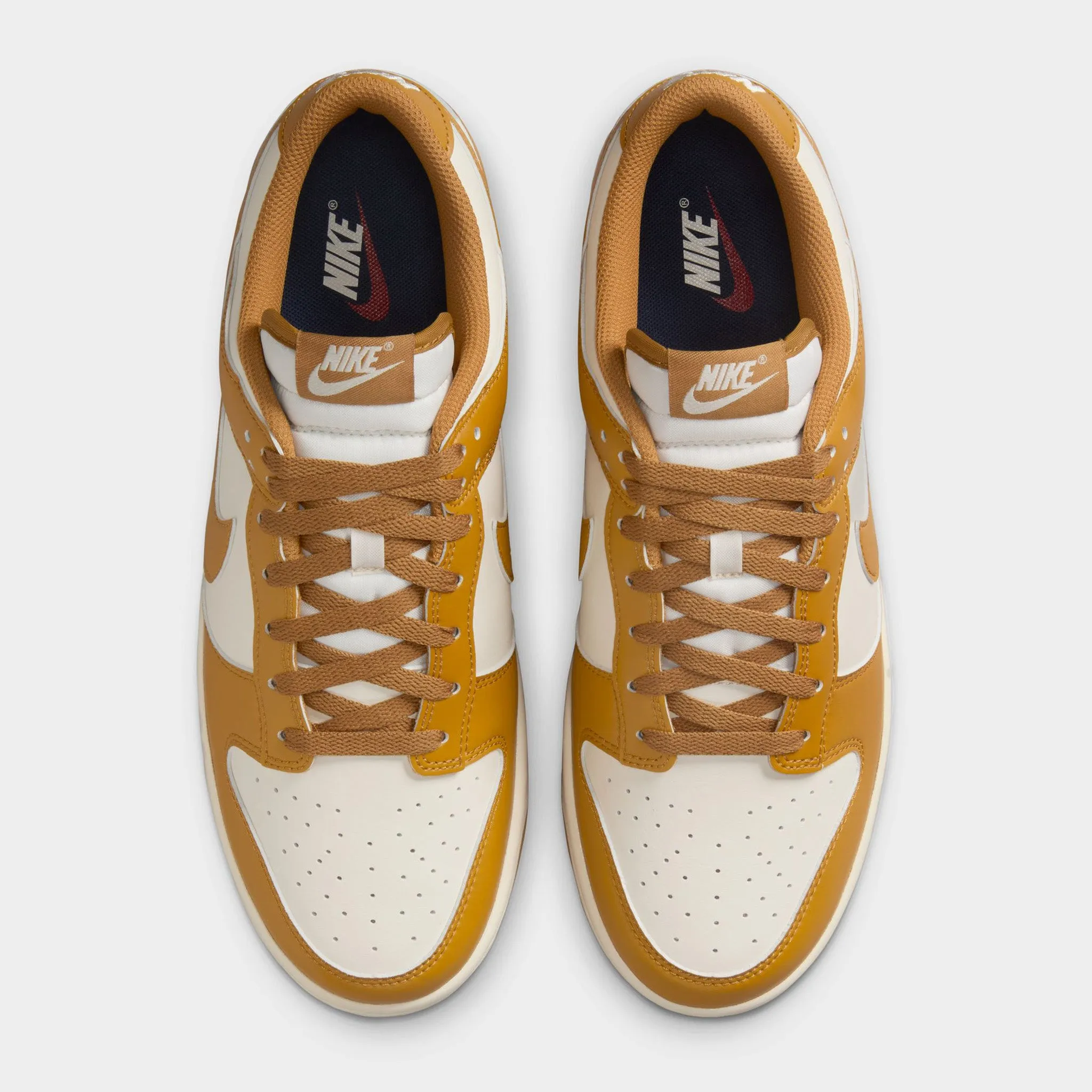Mens Nike Nike Dunk Low Retro Pale Ivory / Wheat