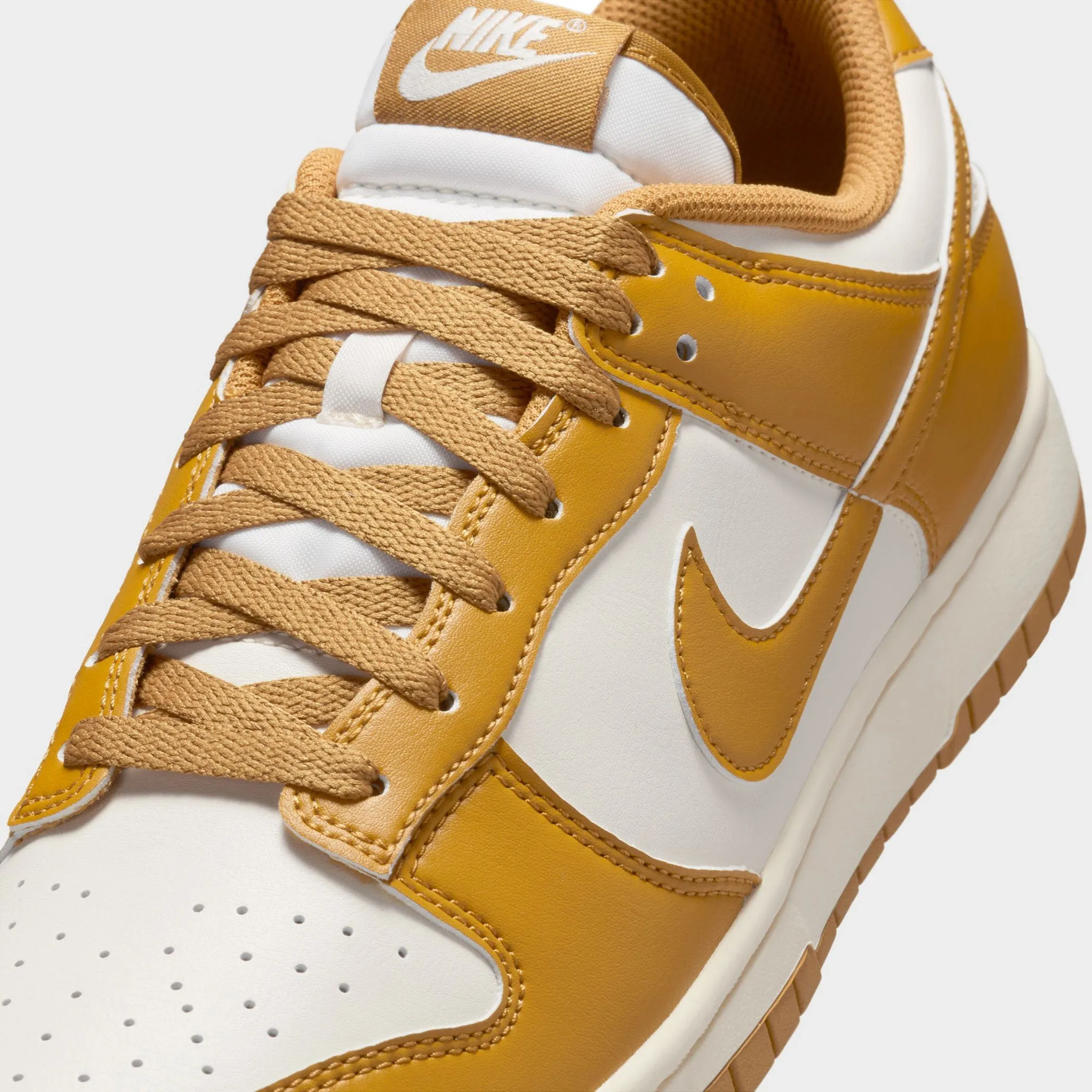 Mens Nike Nike Dunk Low Retro Pale Ivory / Wheat