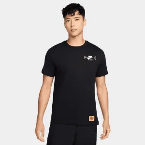 Mens Nike Nike Sportswear 'Swoosh FM' Graphic T-Shirt / Black