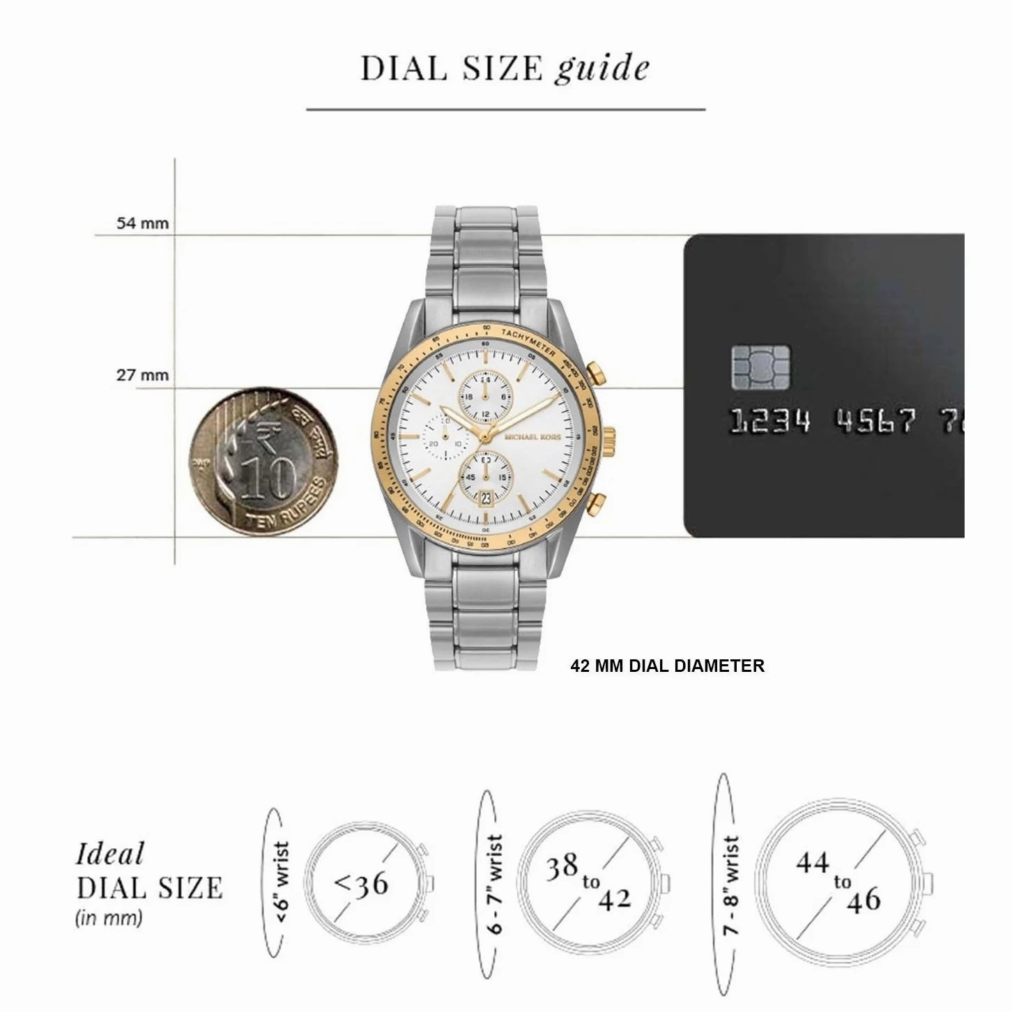 Michael Kors Accelerator Chronograph Gents Two-Tone Watch
