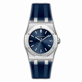 Monteva AP Gents Blue Dial Watch with Blue Dial and Rubber Strap