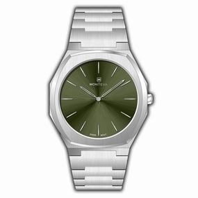 Monteva Slim SKA Gents  Watch with Green Dial