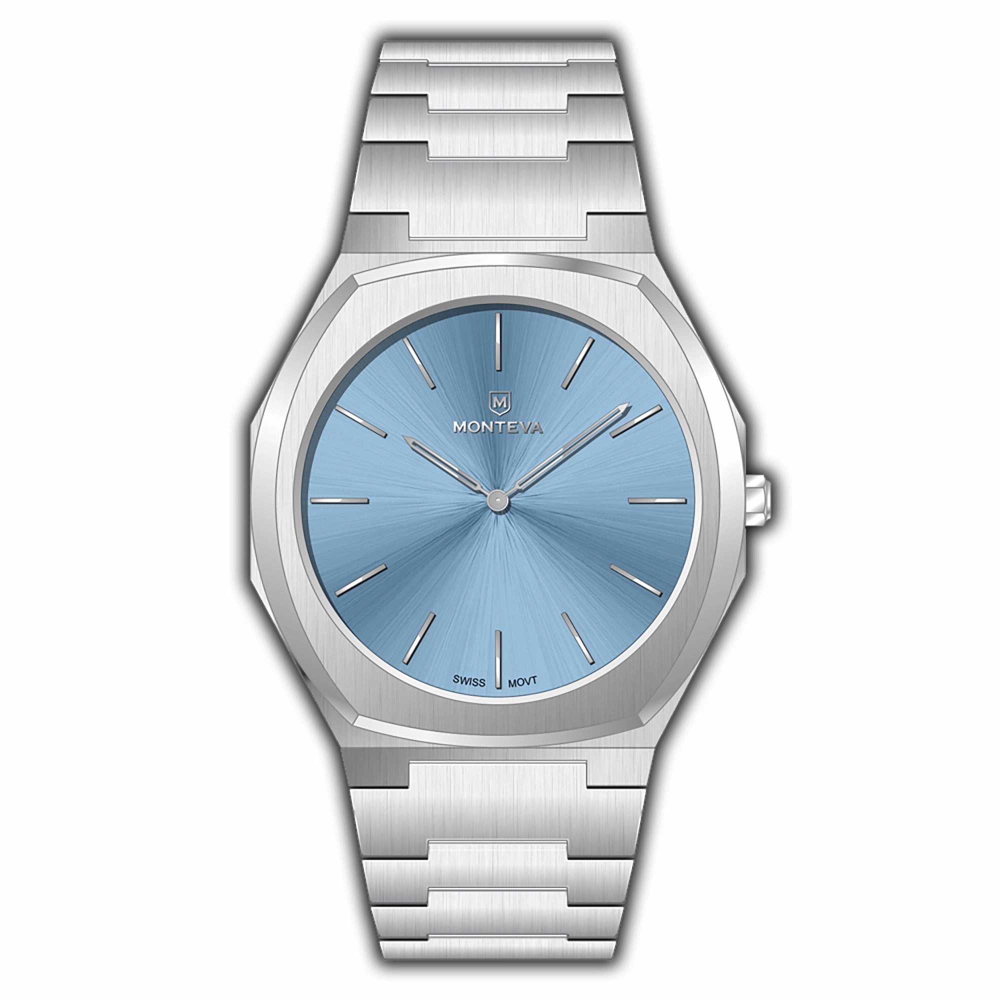 Monteva Slim  SKA Gents Watch with Light Blue Dial