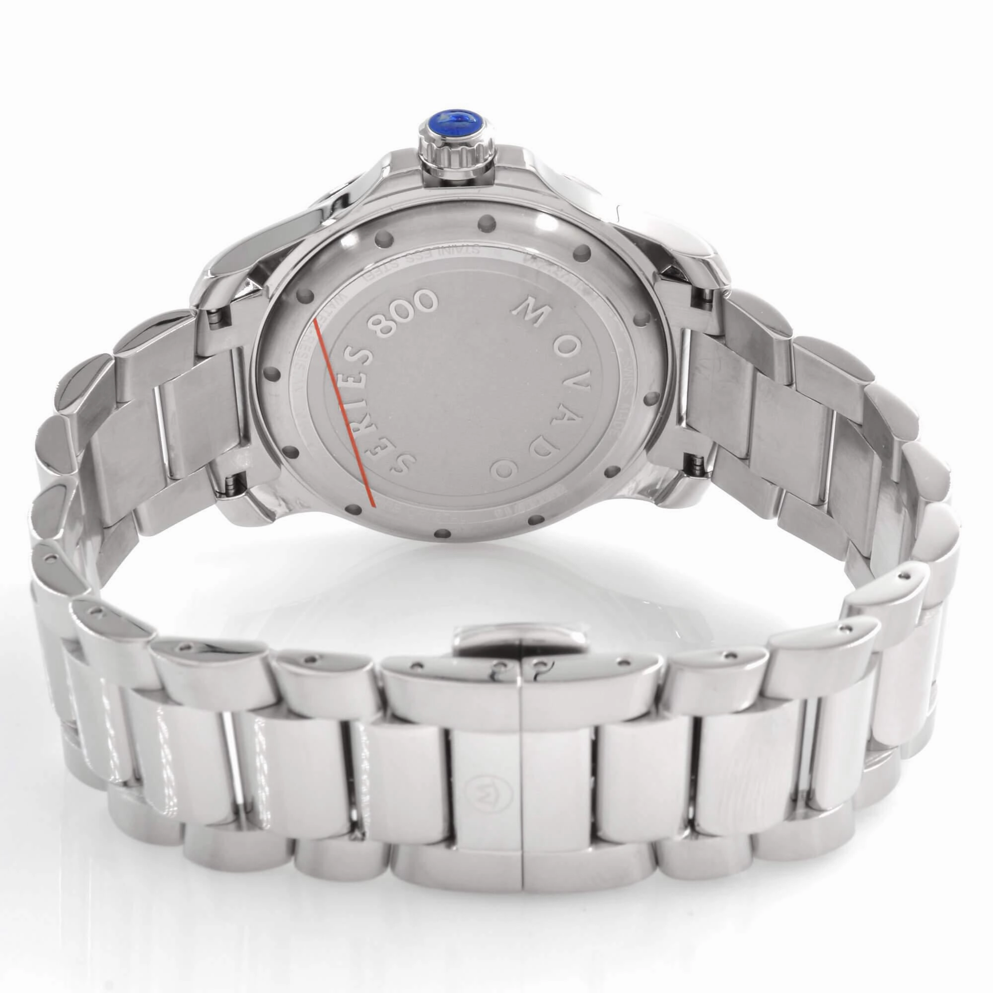 Movado Men's Quartz Watch - Series 800 Rotating Bezel Black Dial Bracelet | 2600152