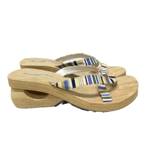 Multi-colored Sandals Heels Block By Skechers, Size: 9 skechers