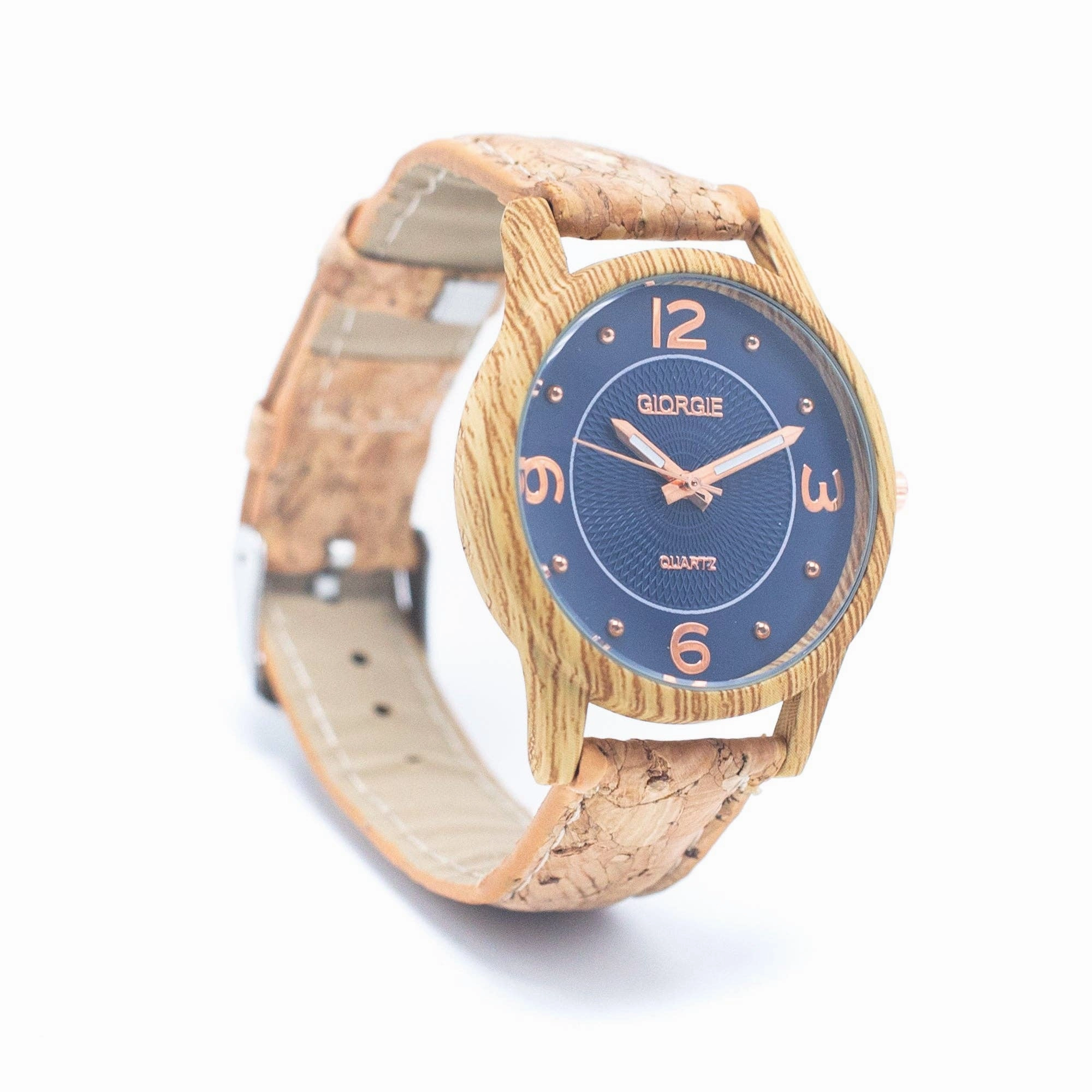 Natural Cork Strap watch women fashion Watch WA-395without box)