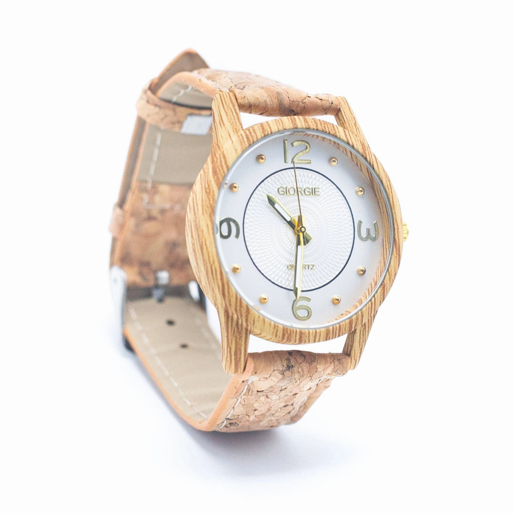 Natural Cork Strap watch women fashion Watch WA-395without box)