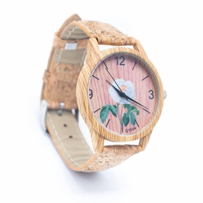Natural Cork Strap watch women fashion Watch WA-396without box)