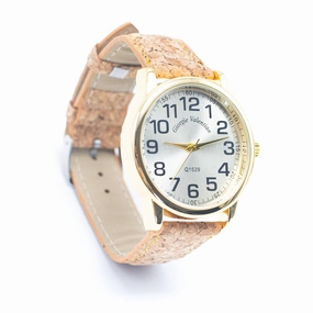 Natural Cork Strap watch women fashion Watch WA-398without box)