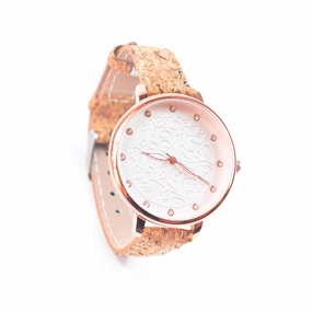 Natural Cork watch ladies fashion Watch WA-435WITHOUT BOX