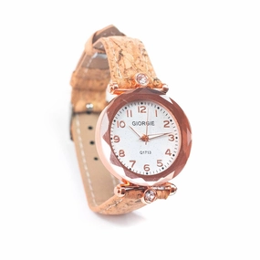Natural Cork watch ladies fashion Watch WA-436WITHOUT BOX