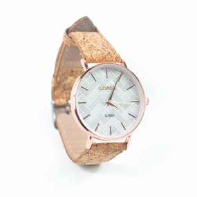 Natural Cork watch ladies fashion Watch WA-440WITHOUT BOX