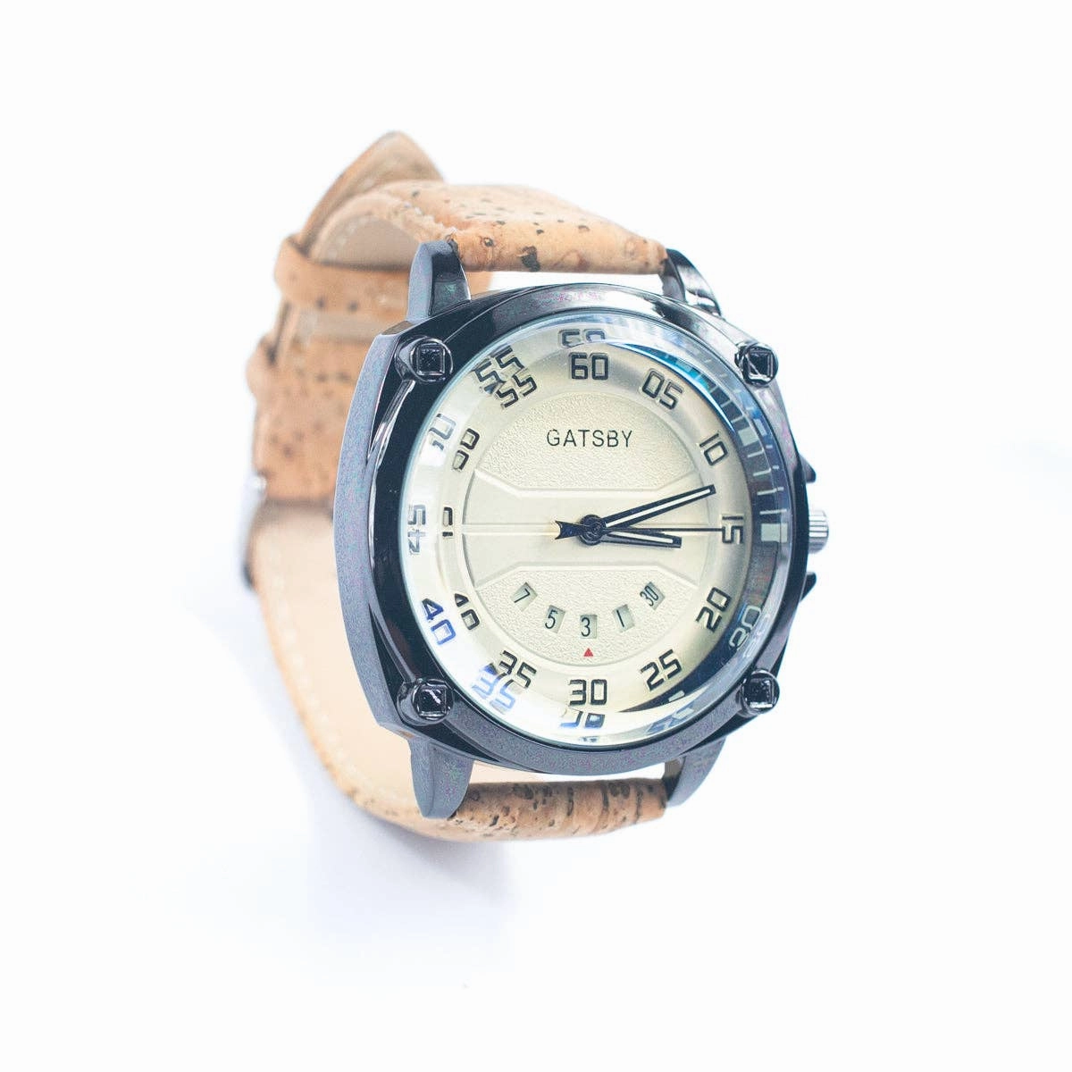 Natural Cork watch Man fashion Watch WA-408-BOX-2with box