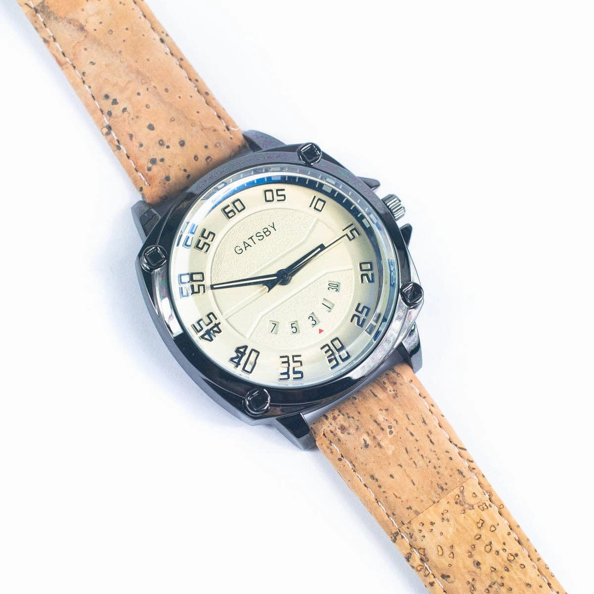 Natural Cork watch Man fashion Watch WA-408-BOX-2with box