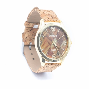Natural Cork watch unisex fashion Watch WA-363without box