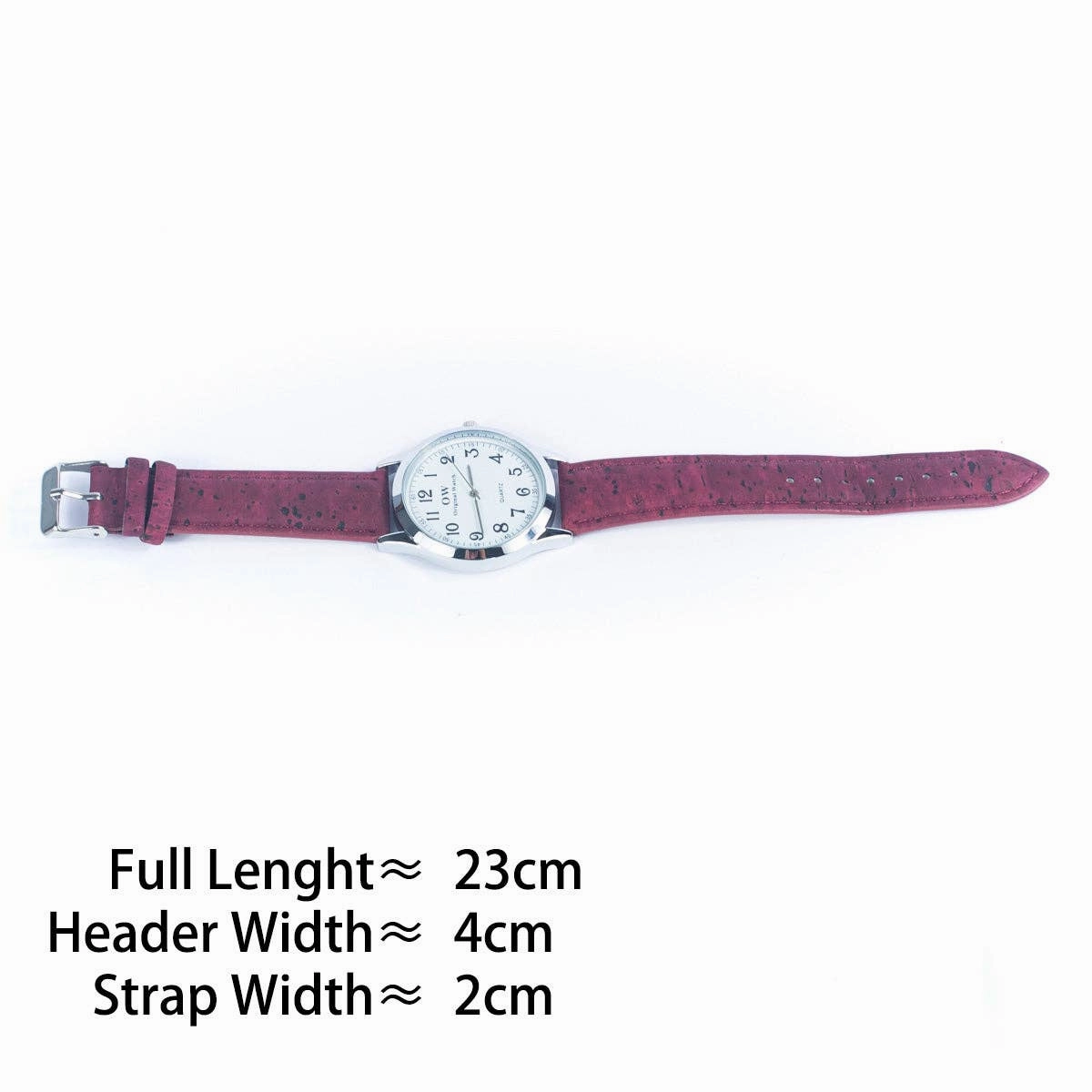 Natural Cork watch Unisex fashion Watch WA-412-BOXwith box