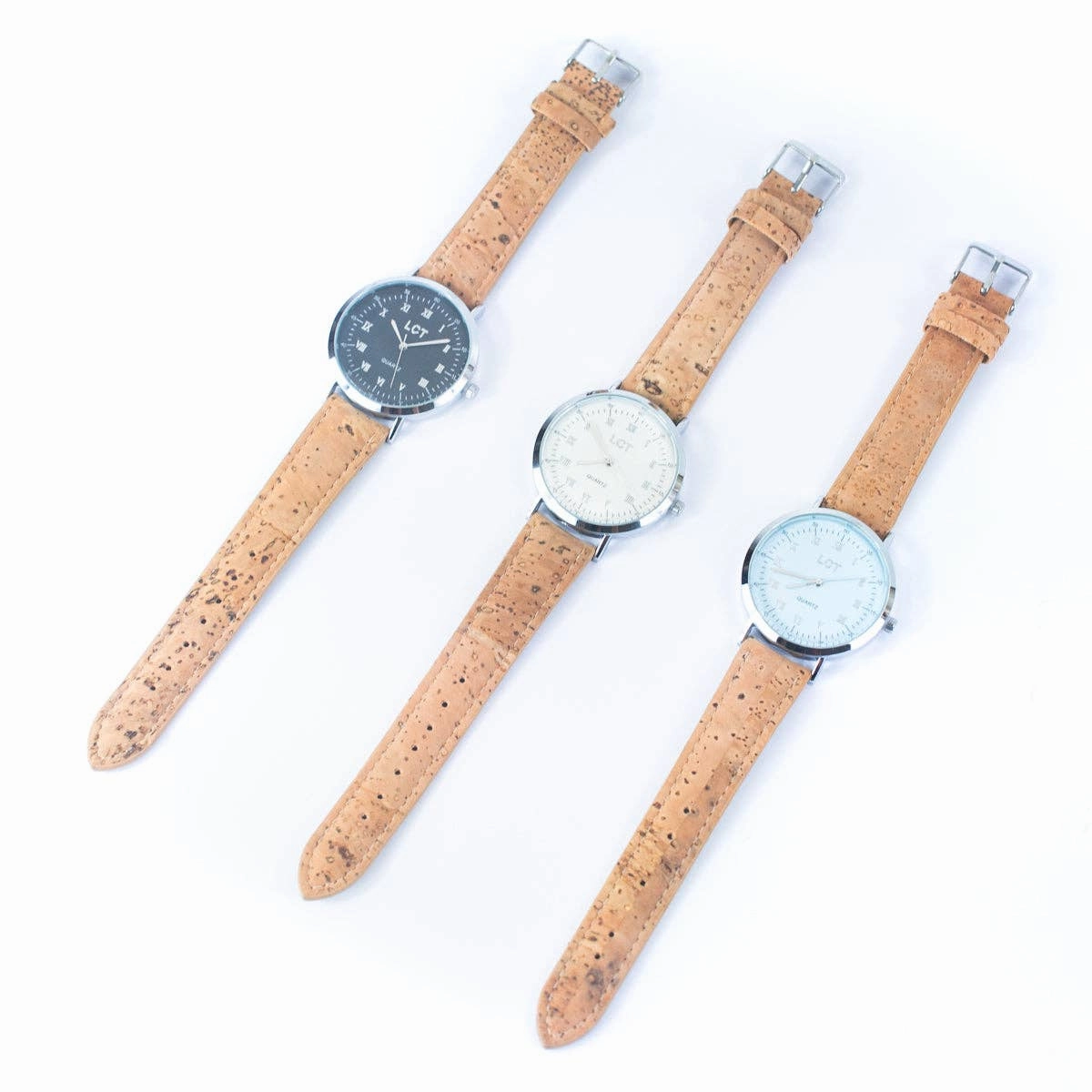 Natural Cork watch Unisex fashion Watch WA-417-BOX-A/B/Cwith box