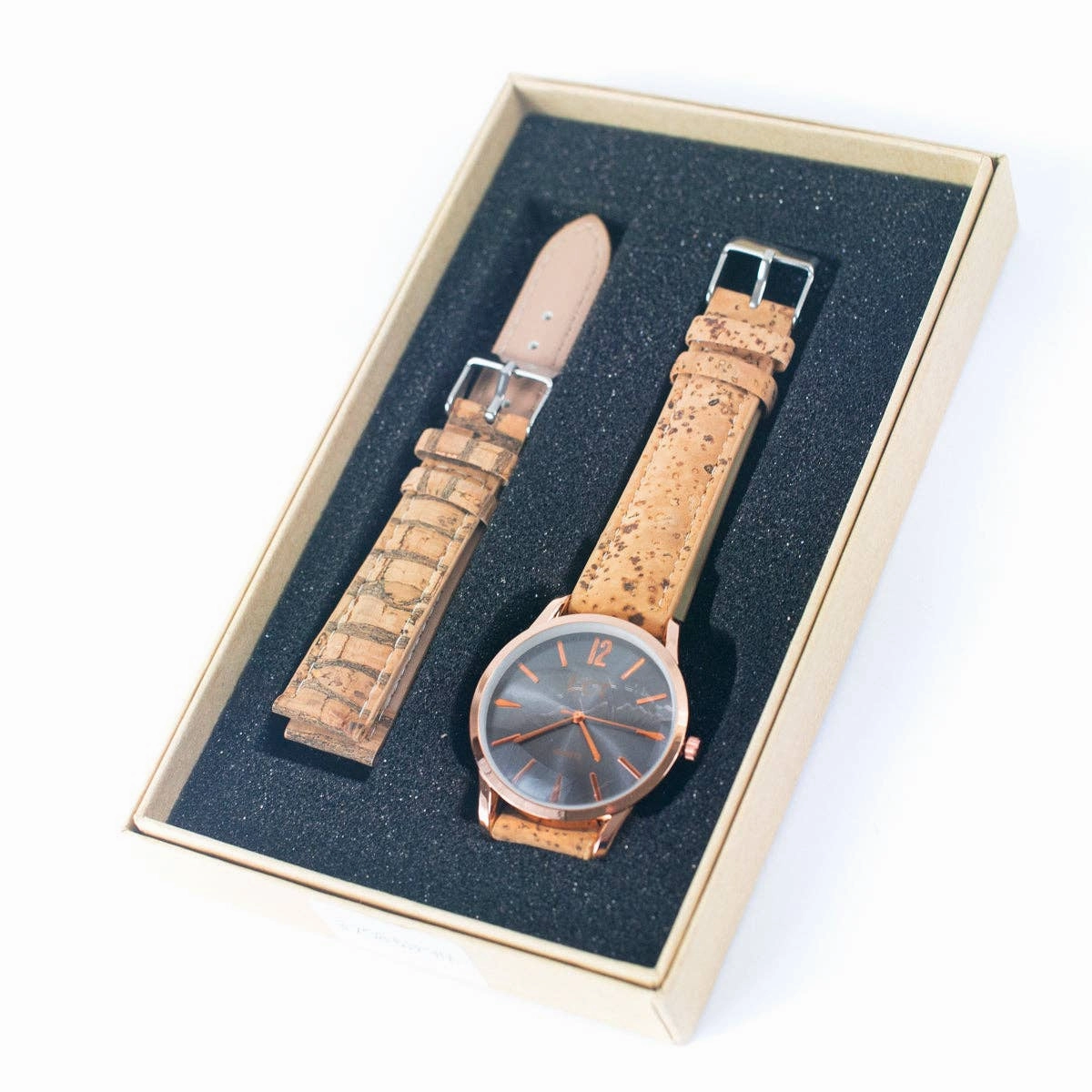 Natural Cork watch Unisex fashion Watch WA-419-BOX-A/B/C/C/D/Ewith box