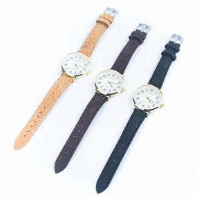 Natural Cork watch women fashion Watch WA-405with random box
