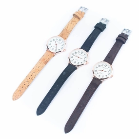 Natural Cork watch women fashion Watch WA-407with random box