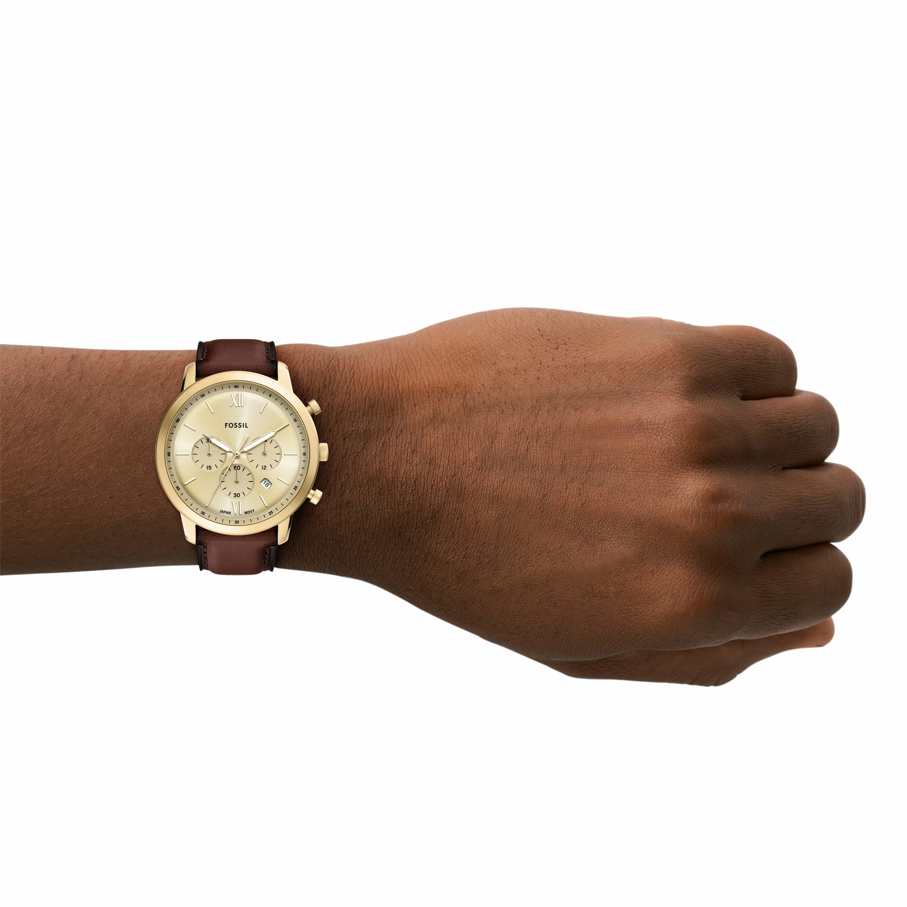 Neutra Chronograph Brown Leather Watch