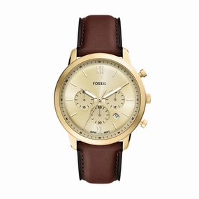 Neutra Chronograph Brown Leather Watch