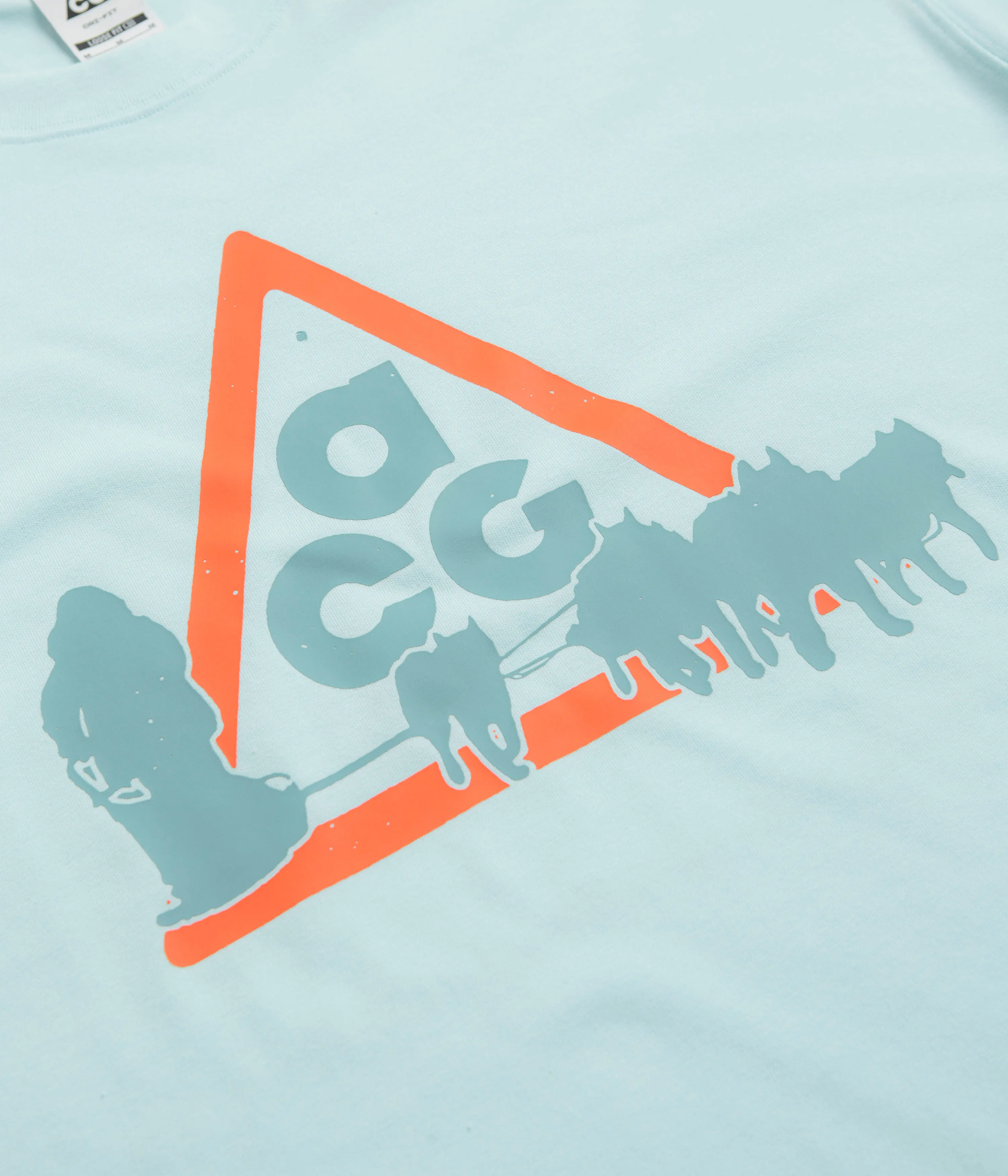 Nike ACG Dog Sled T-Shirt - Glacier Blue Nike ACG Outdoor Clothing