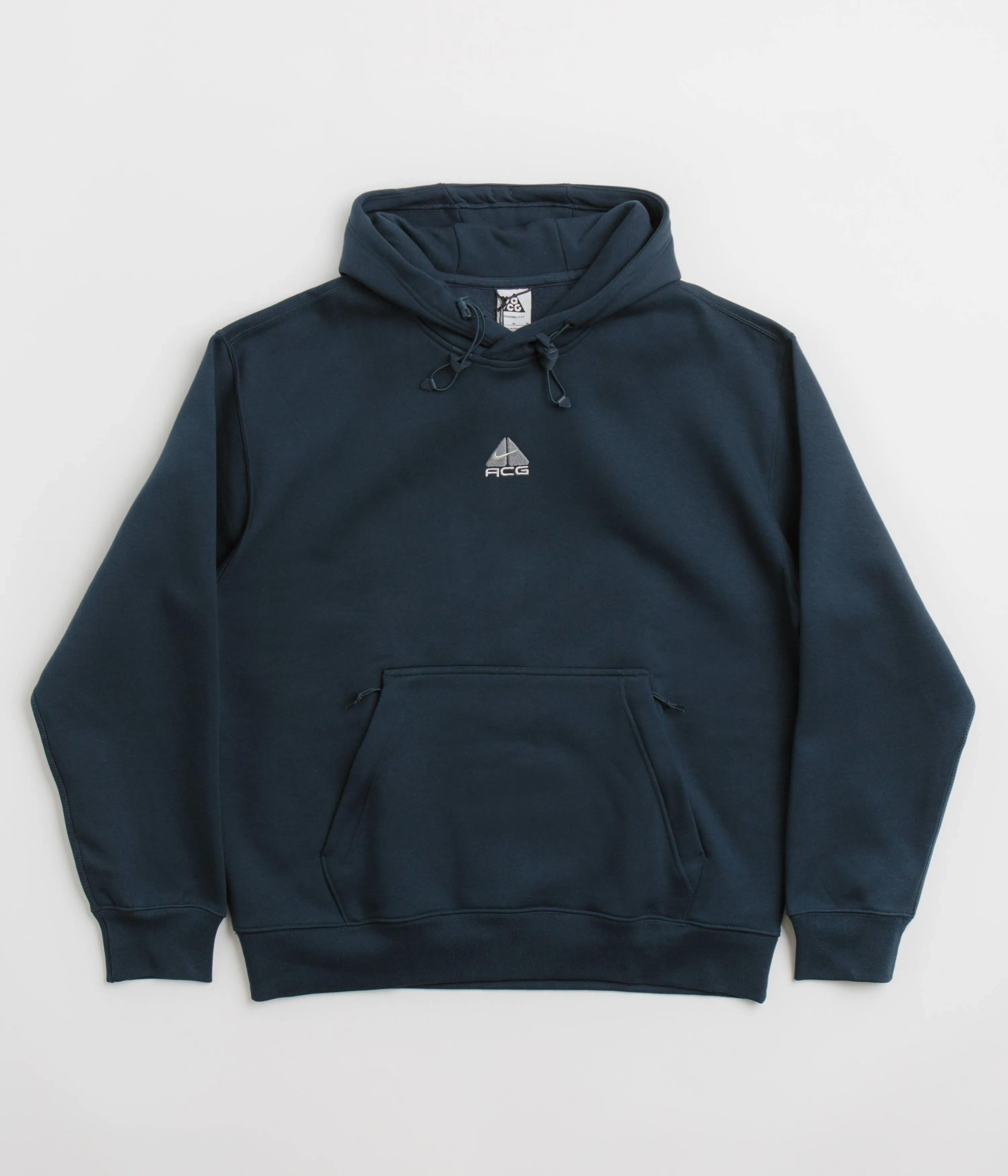 Nike ACG Therma-FIT Fleece Hoodie - Armory Navy / Black / Summit White Nike ACG Outdoor Clothing