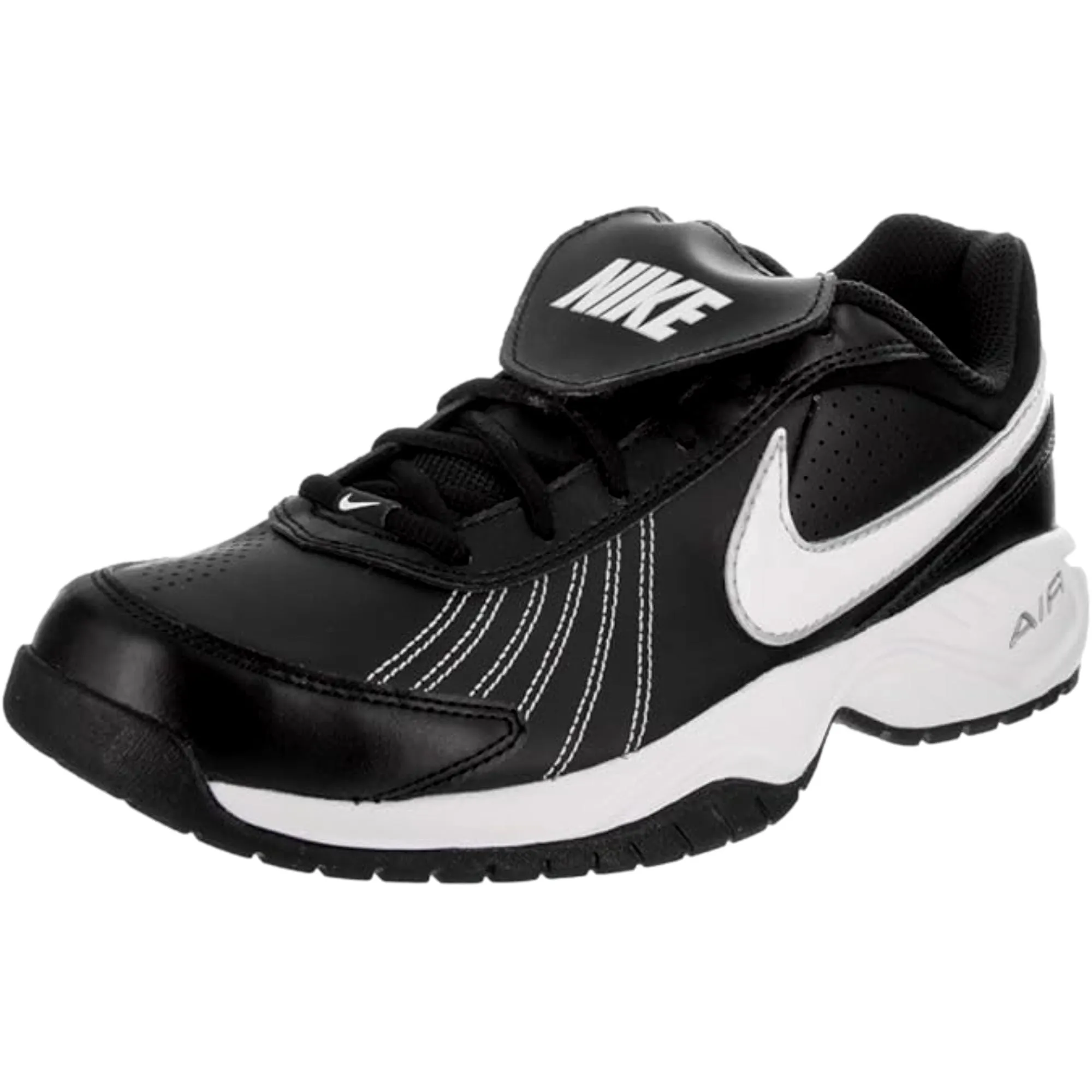 Nike Air Diamond Trainer Black/White-Metallic Silver  333785-012 Men's