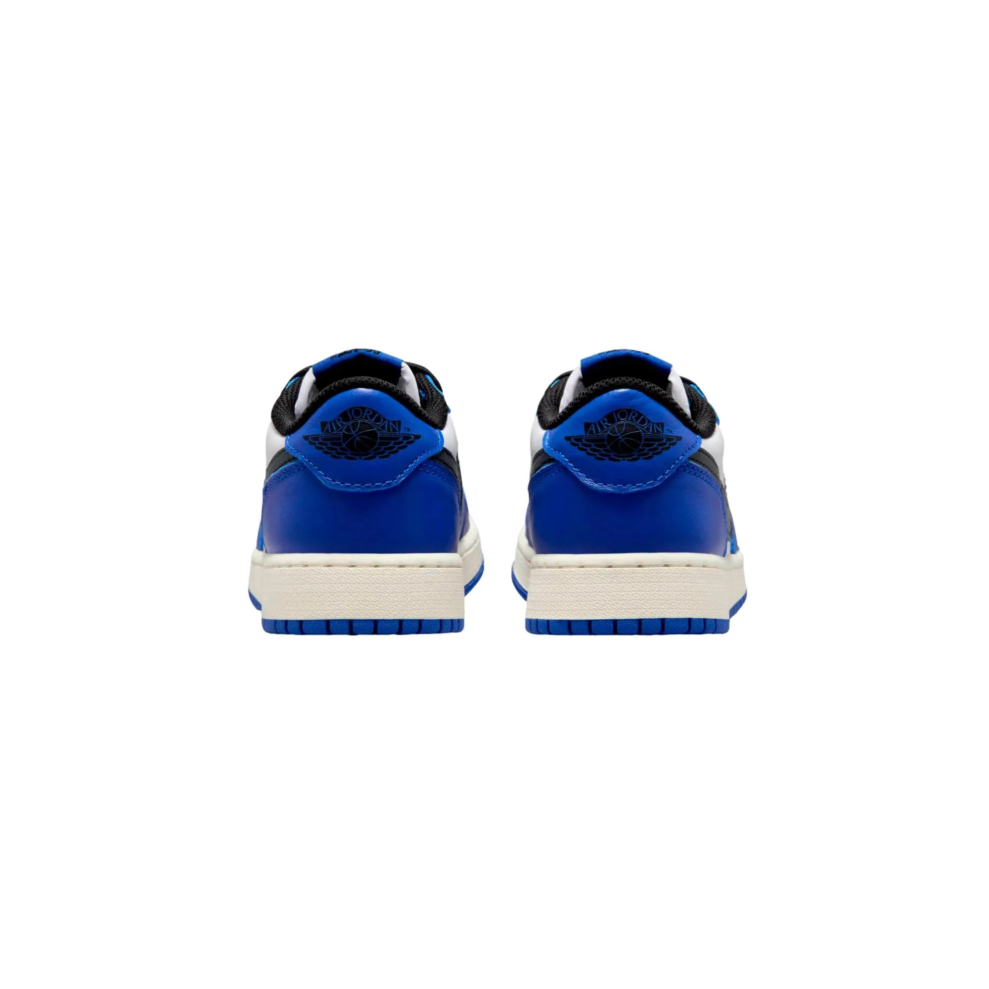 Nike Air Jordan 1 Retro Low OG White/Black-Game Royal-Sail  CZ0858-140 Grade-School