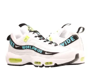 Nike Air Max 95 SE White/Blue Fury-Volt-Black Men's Running Shoes CT0248-100