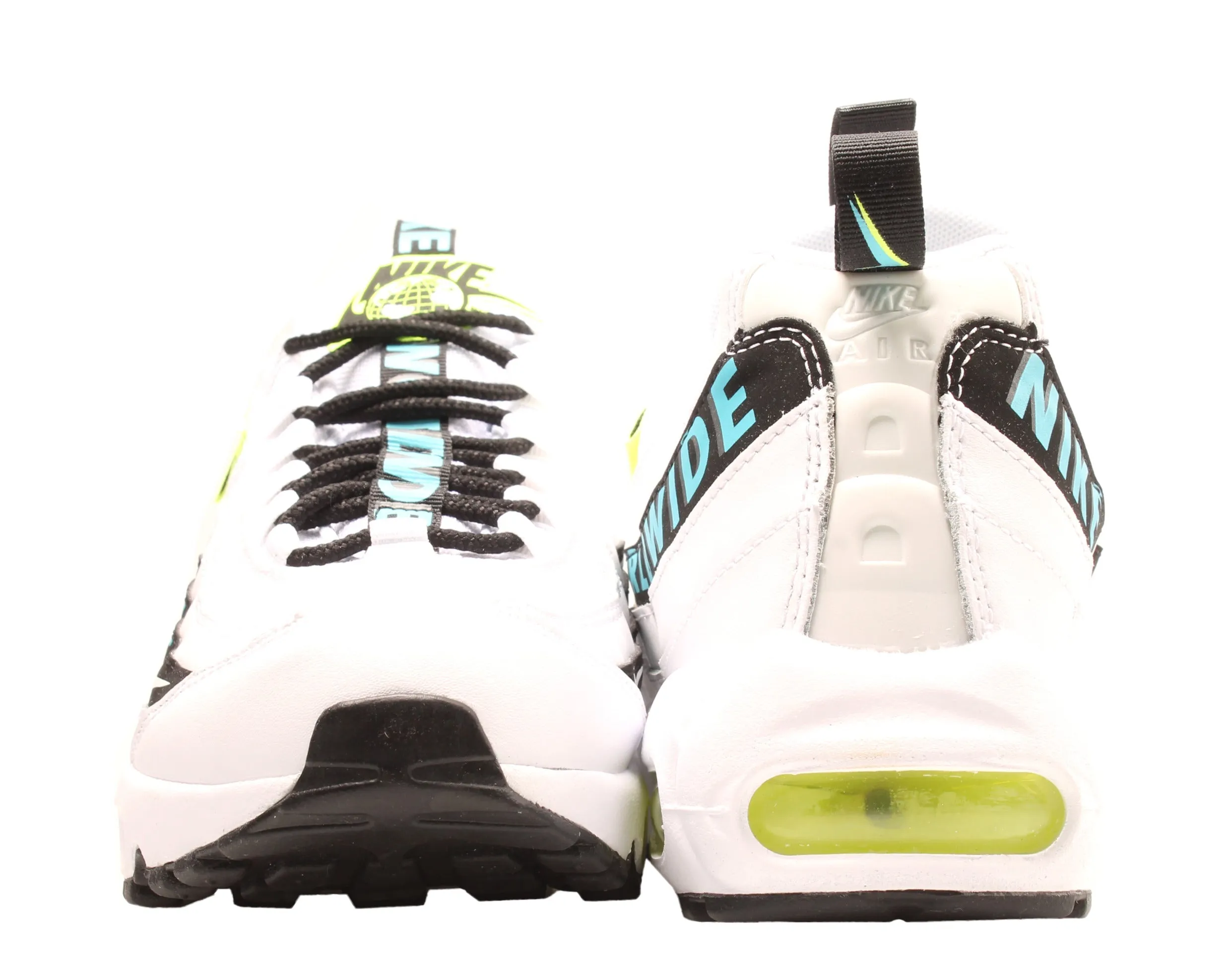 Nike Air Max 95 SE White/Blue Fury-Volt-Black Men's Running Shoes CT0248-100