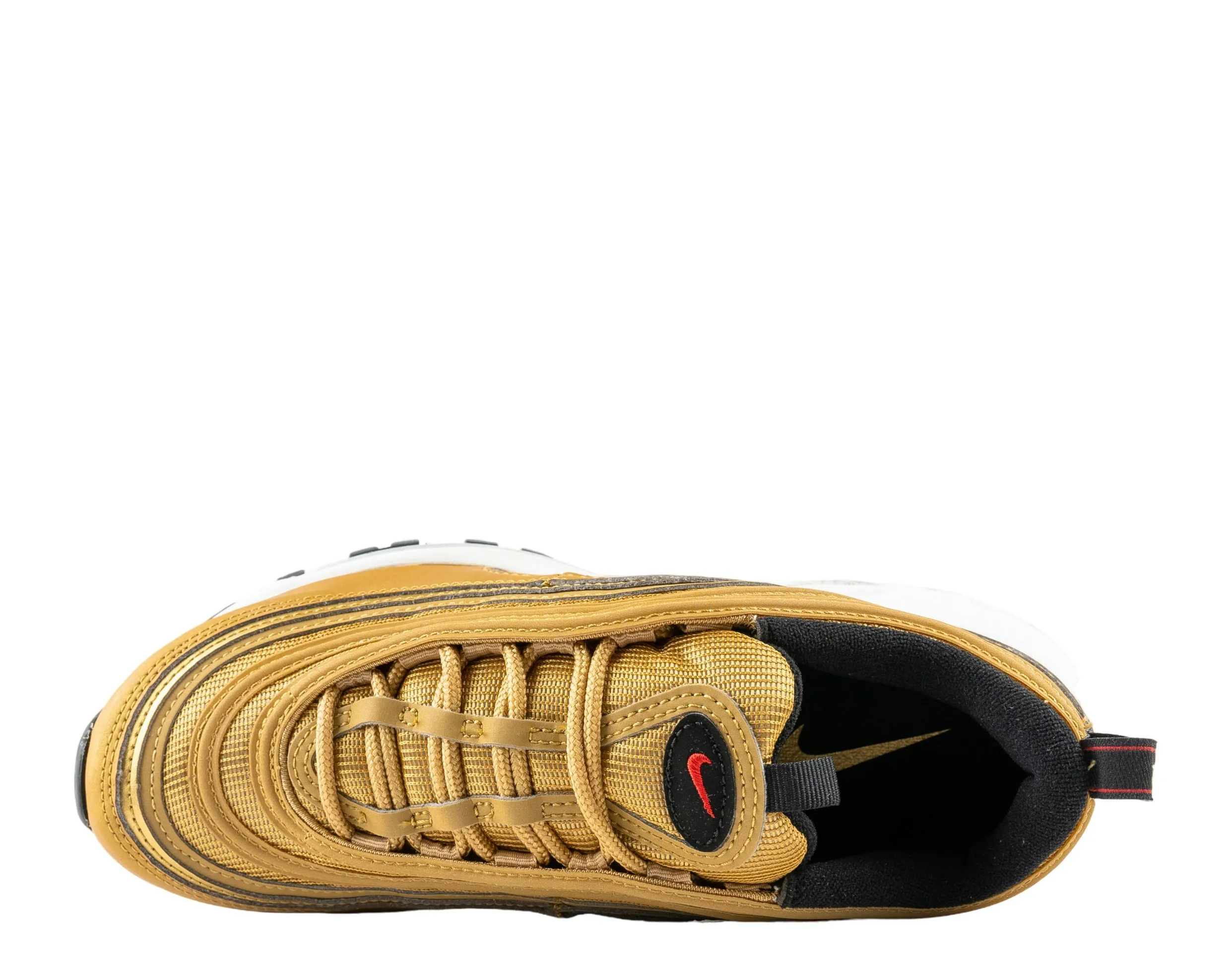 Nike Air Max 97 OG Golden Bullet/Varsity Red Women's Running Shoes DQ9131-700