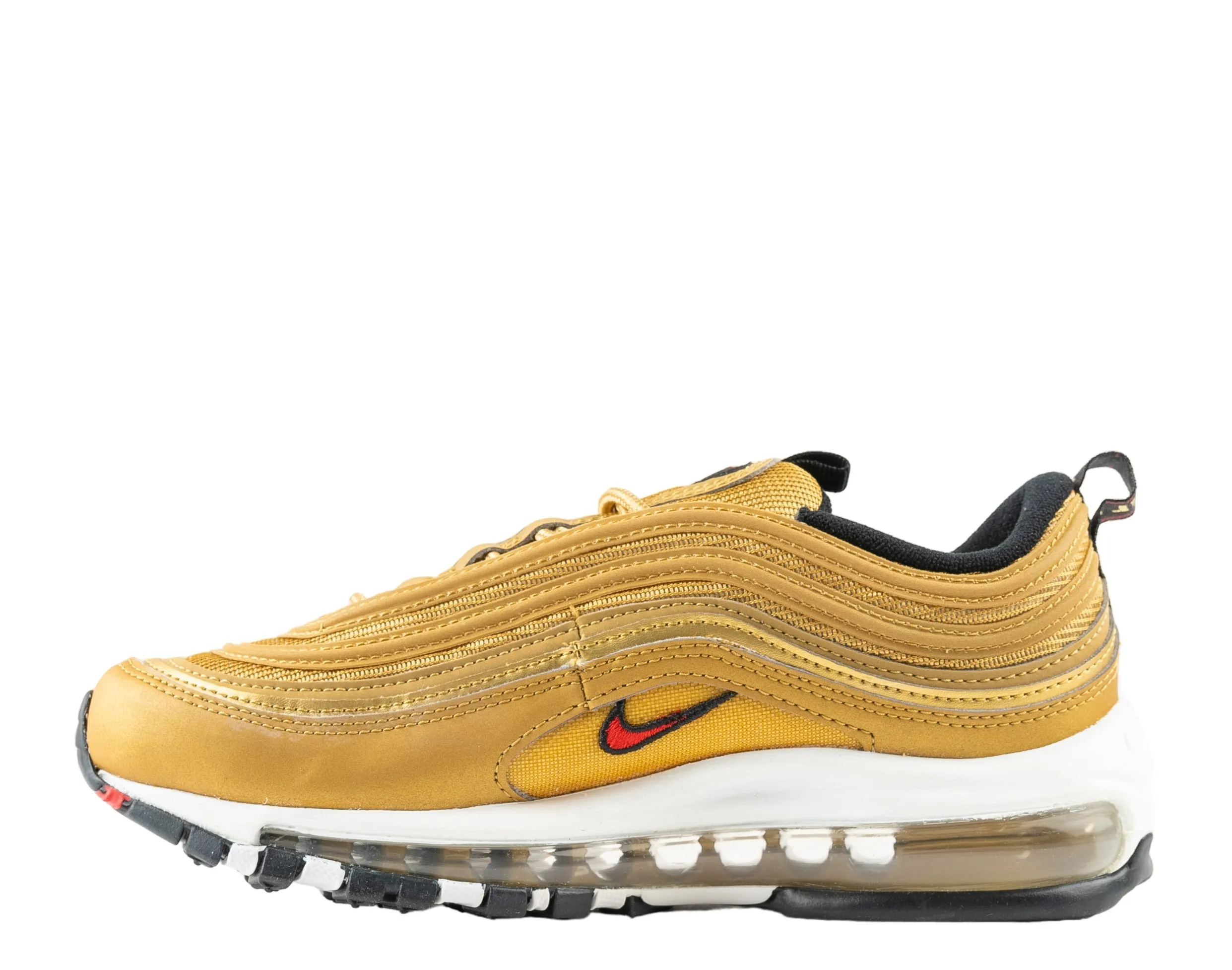 Nike Air Max 97 OG Golden Bullet/Varsity Red Women's Running Shoes DQ9131-700