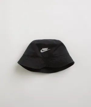 Nike Apex Futura Washed Bucket Hat - Black / White Nike Sportswears