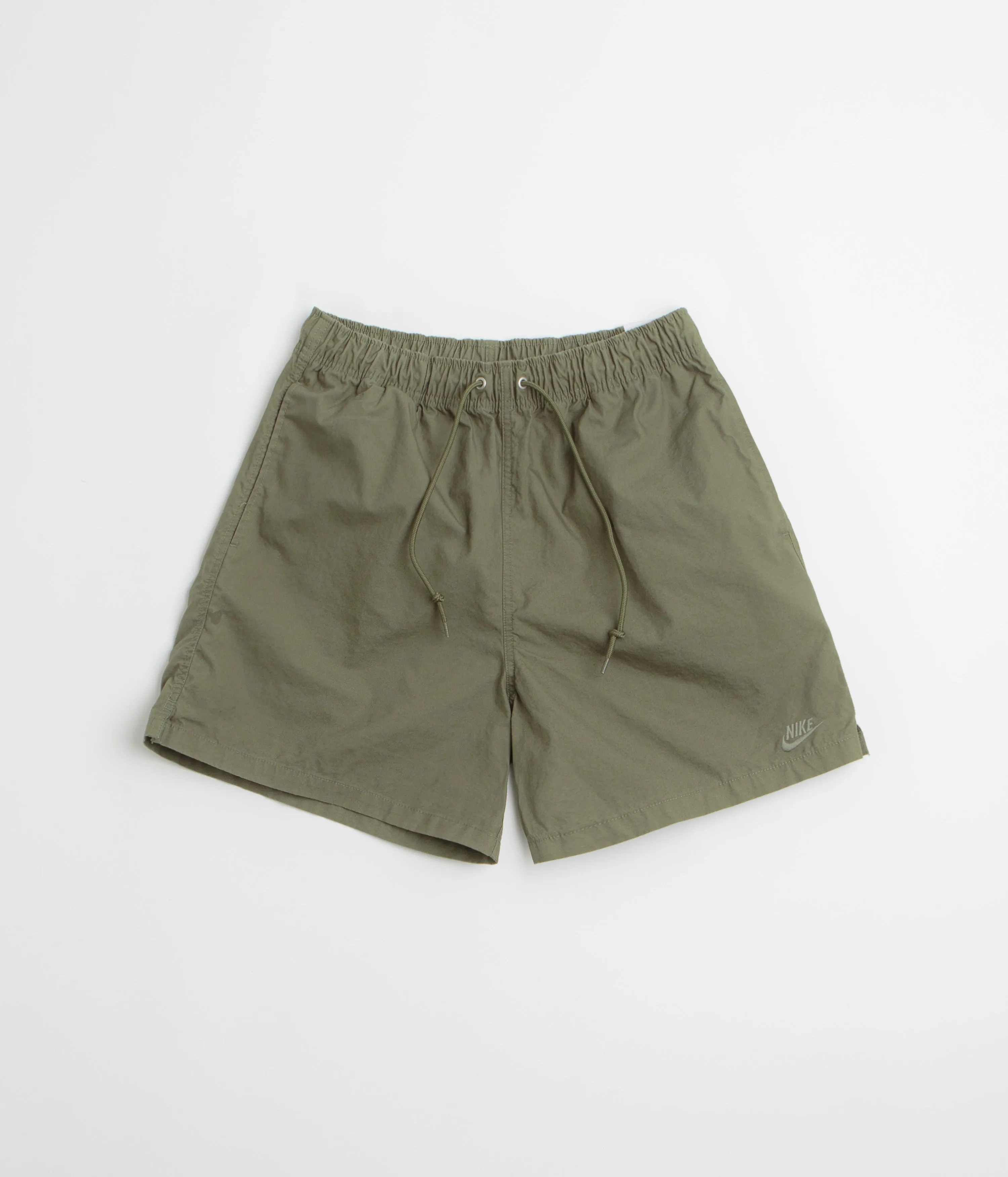 Nike Club Flow Wash Shorts - Medium Olive / Medium Olive Nike Sportswears