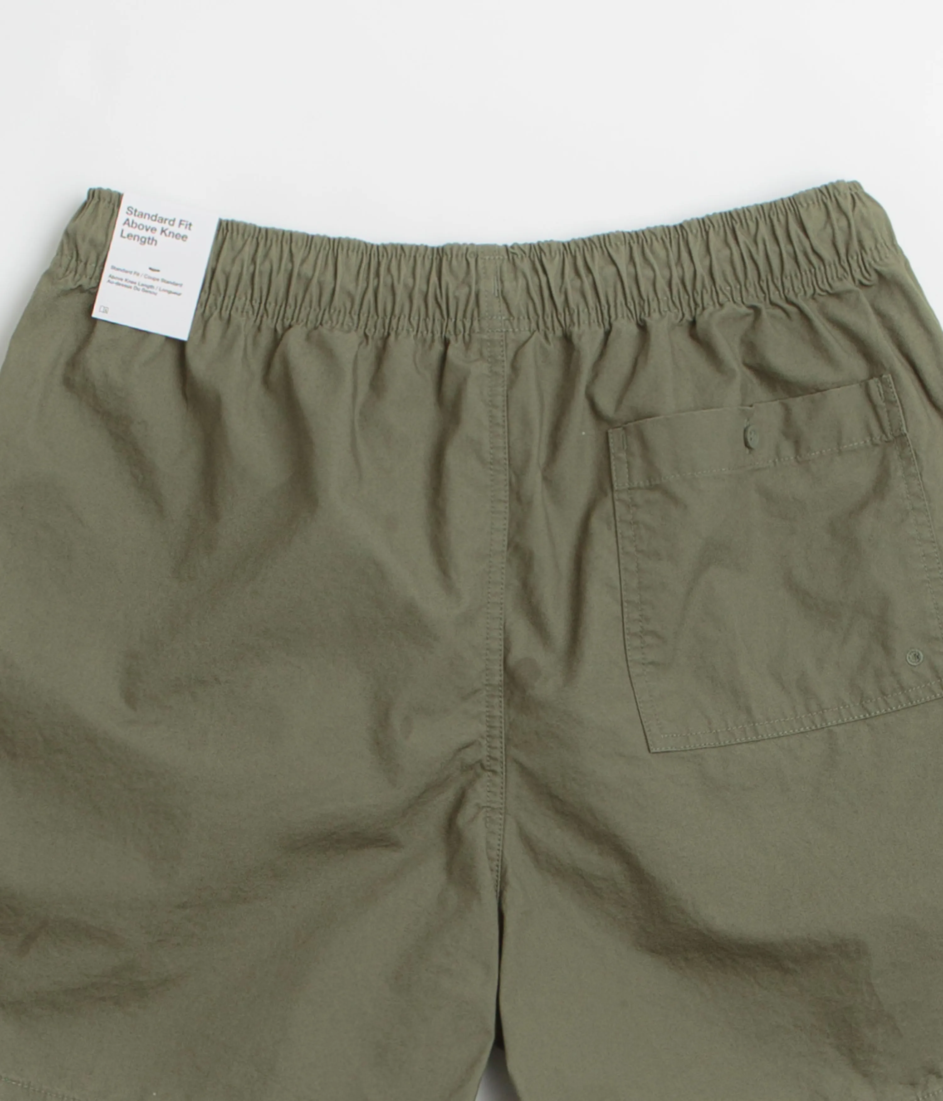 Nike Club Flow Wash Shorts - Medium Olive / Medium Olive Nike Sportswears