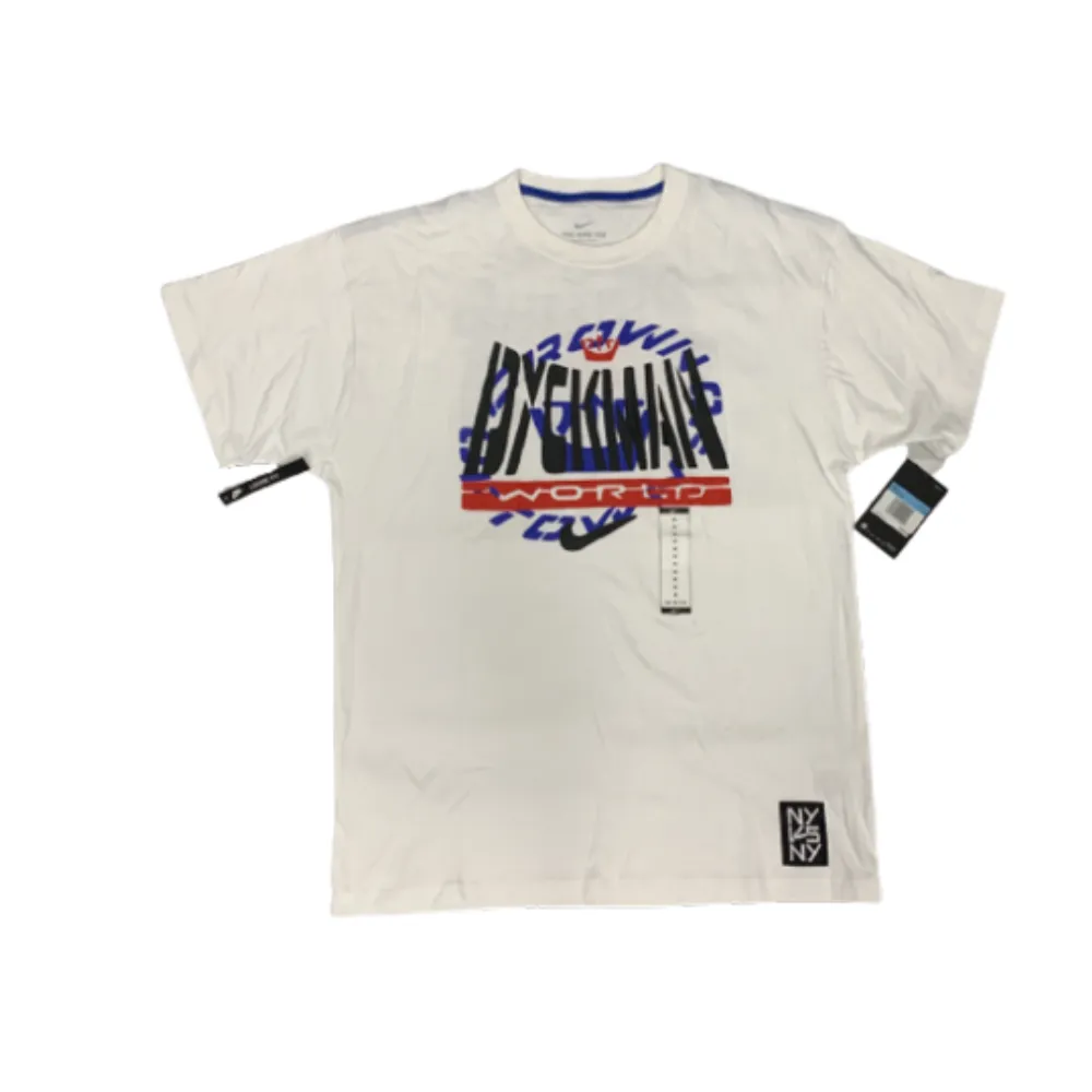 Nike CZ9094-100 T-Shirt Mens NY Vs NY Dyckman Crown Streetball Tournament APP913