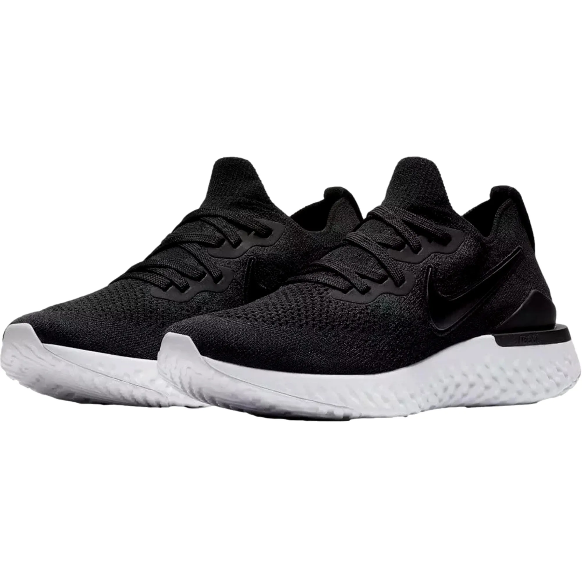 Nike Epic React Flyknit 2 Black/Black-White  BQ8927-002 Women's