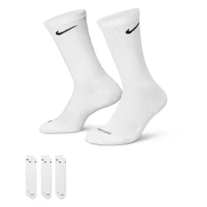 Nike Everyday Cush Crew Socks 3 Pack - White/Black Clothing_Nike-Sb