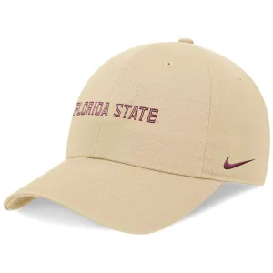 Nike Florida State Adjustable Unstructured Club Cap - Vegas Gold