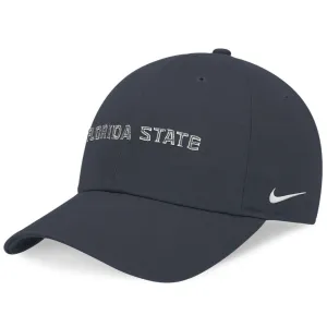 Nike Florida State Club Unstructured Adjustable Cap - Anthracite