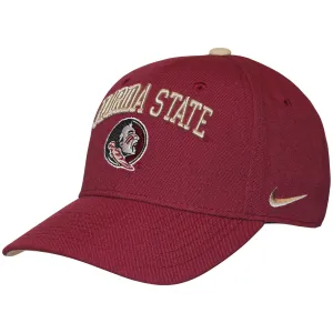 Nike Florida State/Seminole Logo Adjustable Club Primetime Structured Cap - Garnet