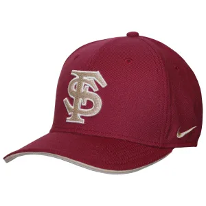 Nike Interlocking FS Coaches Dri-fit Structured Swooshflex Baseball Cap - Garnet Nike Hats