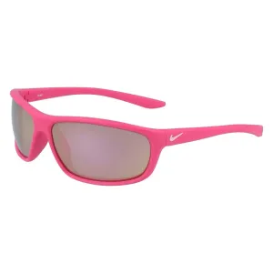 Nike Kid's Sunglasses - Pink Grey Mirror Lens Rectangular Frame | DASH EV1157 660 Nike Sunglasses