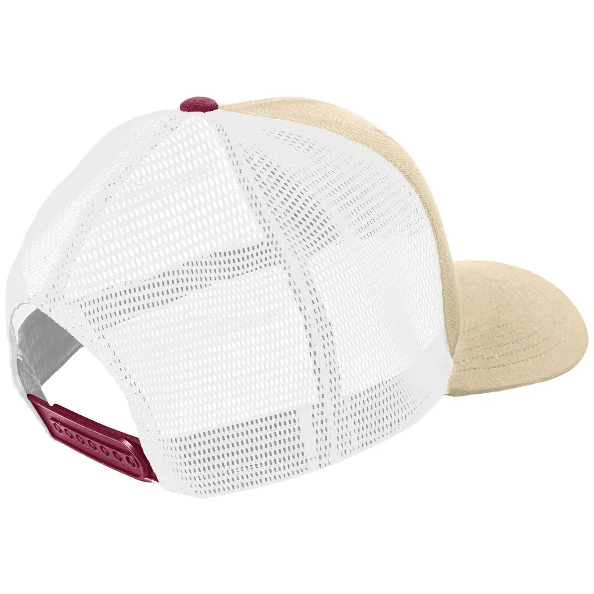 Nike Men's Florida State/Seminole Logo Adjustable Rise Structured Trucker Cap - Vegas Gold/White